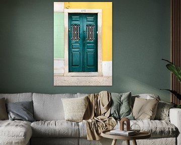 The green door of Faro by Stefanie de Boer