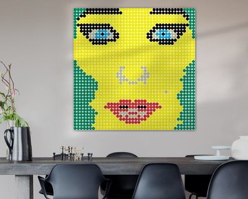 Abstract portrait woman by Maurice Dawson