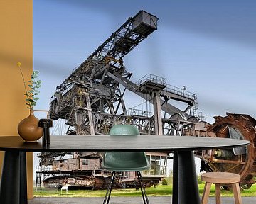 Voormalige kolengravers in de voormalige dagbouwmijn Golpa-Nord bij Gräfenhainichen van Heiko Kueverling