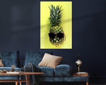 Grappige ananas van Ulrike Leone