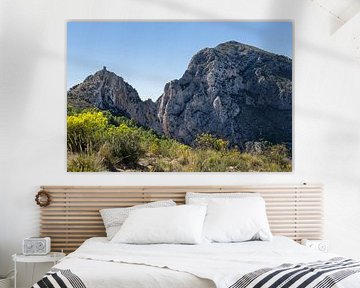 Canyon van Mascarat tussen Calpe en Altea van Adriana Mueller