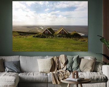 Typical Icelandic houses by Louise Poortvliet