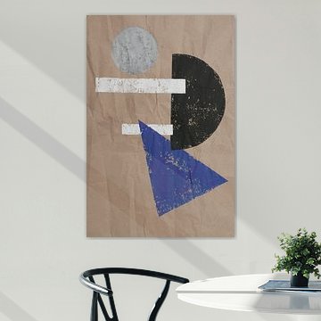 Grafik abstrakt schwarz weiß grau lila