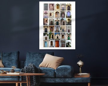 Collage van deuren deel 2 van Nicolette Vermeulen