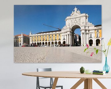 Praca do Comercio in Lisbon, Portugal. van Marit Lindberg