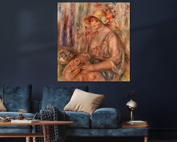 Frau im Musselin-Kleid, Renoir (1917)