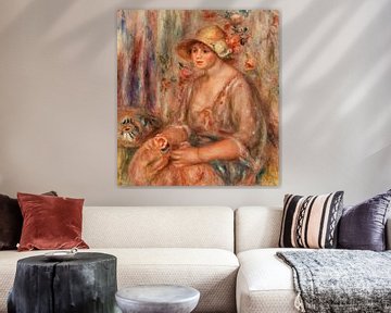 Femme en robe de mousseline, Renoir (1917)