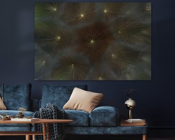 Weiches Pastell Löwenzahn Sterne von Lynlabiephotography