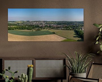 Panoramaluftaufnahme von Simpelveld in Südlimburg von John Kreukniet