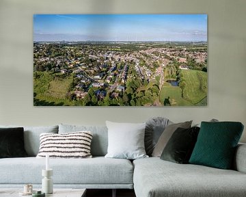 Lucht panorama van Simpelveld in Zuid-Limburg van John Kreukniet