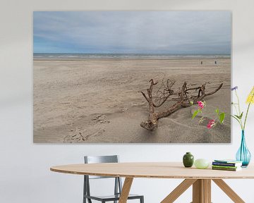 beach and sea view Buren Ameland by Meindert Marinus