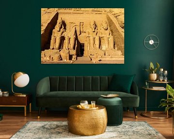 Tempel des Ramses von Abu Simbel von Roland Brack