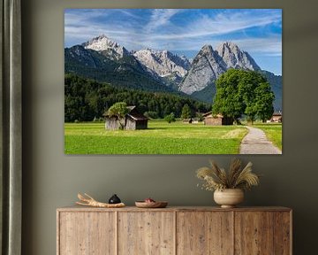 Blick auf die Waxensteine in Garmisch-Partenkirchen von Andreas Müller