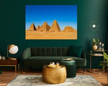 The pyramids of Jebel Barkal by Roland Brack