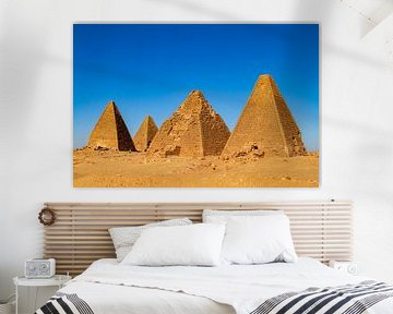 De piramides van Jebel Barkal van Roland Brack
