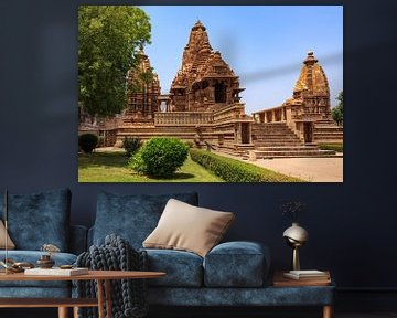 The temples of Khajuraho in India by Roland Brack