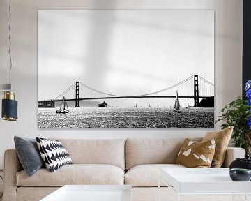 Blick auf die Golden Gate Bridge von Marit Lindberg