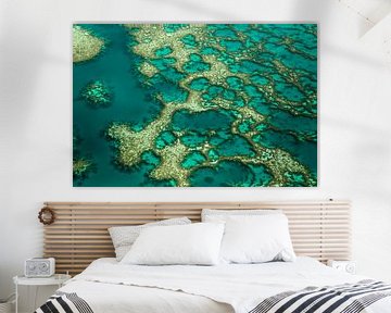 Gondwana, koraalrif vanuit de lucht van Karsten Wrobel