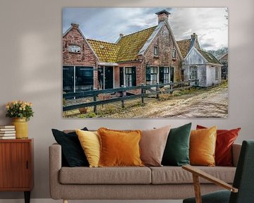 Dorf in Friesland von Hans Dikken