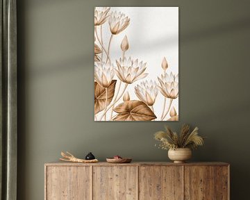 Lotus - Flowers van Gisela - Art for you