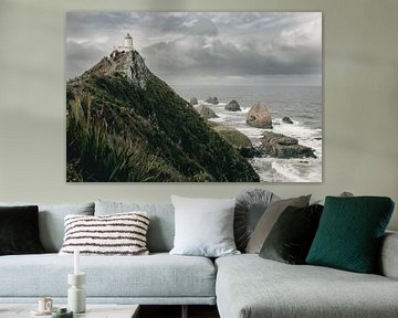 Nugget Point in Nieuw-Zeeland van Sophia Eerden