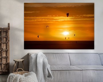 Zonsondergang Brouwersdam Zeeland