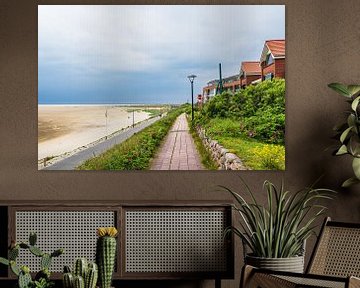 Strand und Promenade in Wittdün auf der Insel Amrum von Rico Ködder