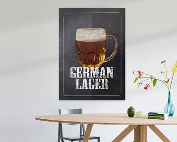Bier - German Lager van JayJay Artworks