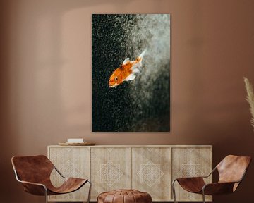 Eenzame vis van Oliver Hackenberg