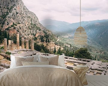 Temple of Apollon at Delphi by Patrycja Polechonska
