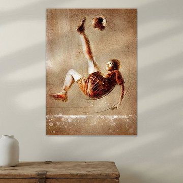 Fußballspieler Sport Kunst #Fußball #Fußball von JBJart Justyna Jaszke