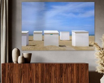 Beach cabins by Johan Vanbockryck