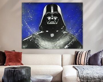 Darth Vader - Krieg der Sterne von Kathleen Artist Fine Art