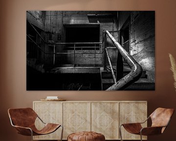 Fabriekstrap monochroom van Olivier Photography