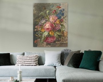 Stillleben mit Blumen von Gisela - Art for you