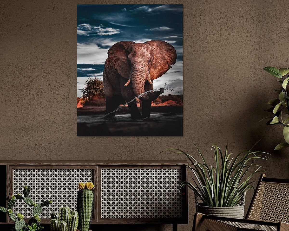 Example of the artwork in a room