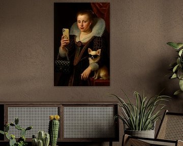 Baroque, Bag and Bougie van Moonheart Artworks
