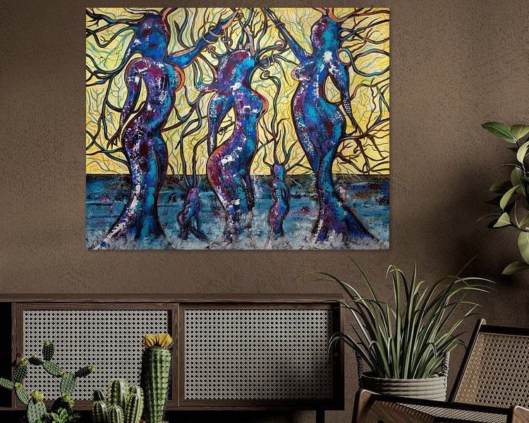 Example of the artwork in a room