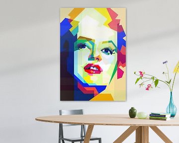 Monroe Between Color by Artkreator