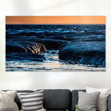 zonsondergang op het wad 2