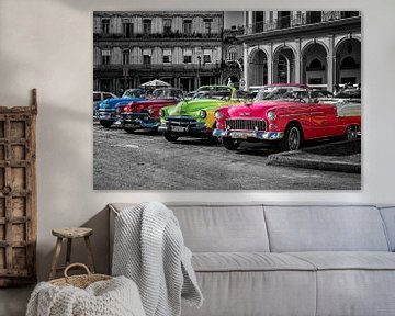 Havana Cuba Vintage Car Classic Cars by Carina Buchspies