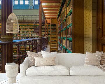 De bibliotheek van het Rijksmuseum in Amsterdam van Peter Bartelings