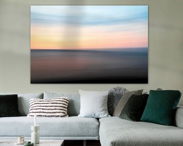 Sonnenuntergang Wattenmeer von Paul Faber