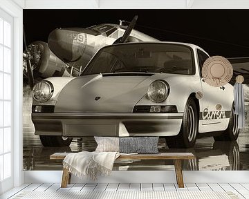 Black and White Photo of a Porsche 911 Carrera by Jan Keteleer