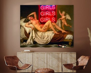 Girls Girls Girls van Rene Ladenius Digital Art