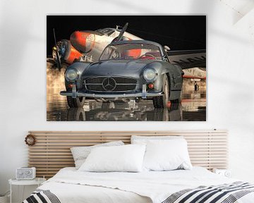 Mercedes 300SL Gullwing - een kunst op zich van Jan Keteleer