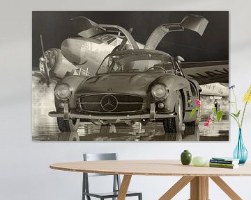 Ontwerp van een Mercedes 300S Gullwing