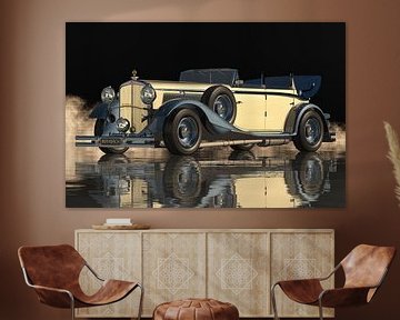 La Maybach DS8 Zeppelin 1935 est une voiture de luxe.
