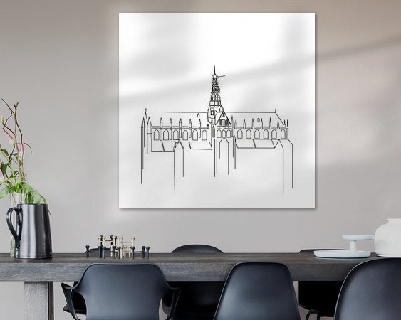 Example of the artwork in a room