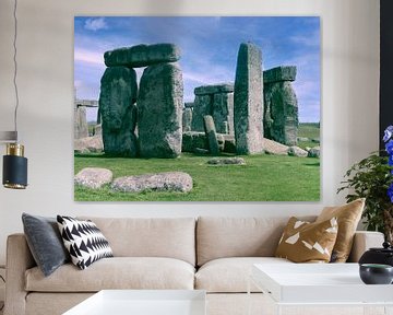 Uitzicht op Stonehenge bij Amesbury, UK van Gerwin Schadl